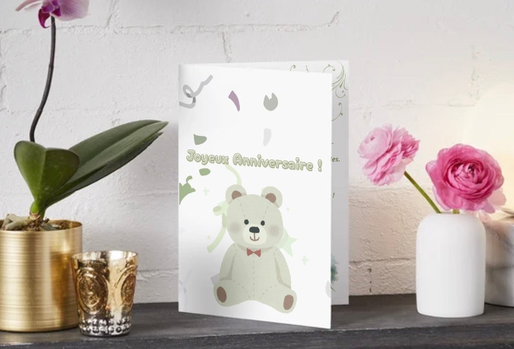 Pack de 3 Cartes d’Anniversaire à Imprimer 🎂 | PDF Numérique | MOONÉA STUDIO